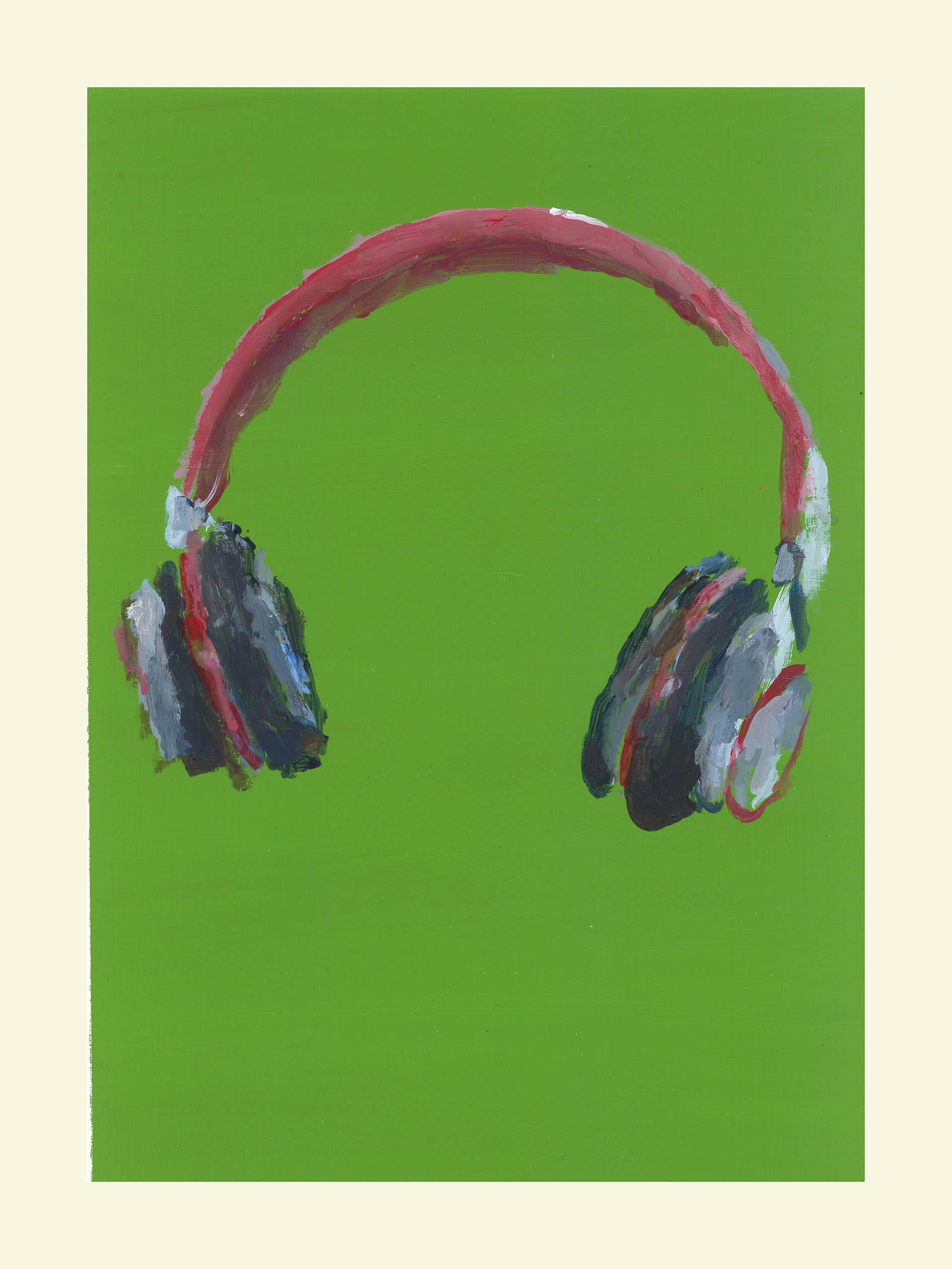 <em>Portrait en creux (recherche d’une anthologie) </em>, 2015, 33x24 cm, acrylic on paper.