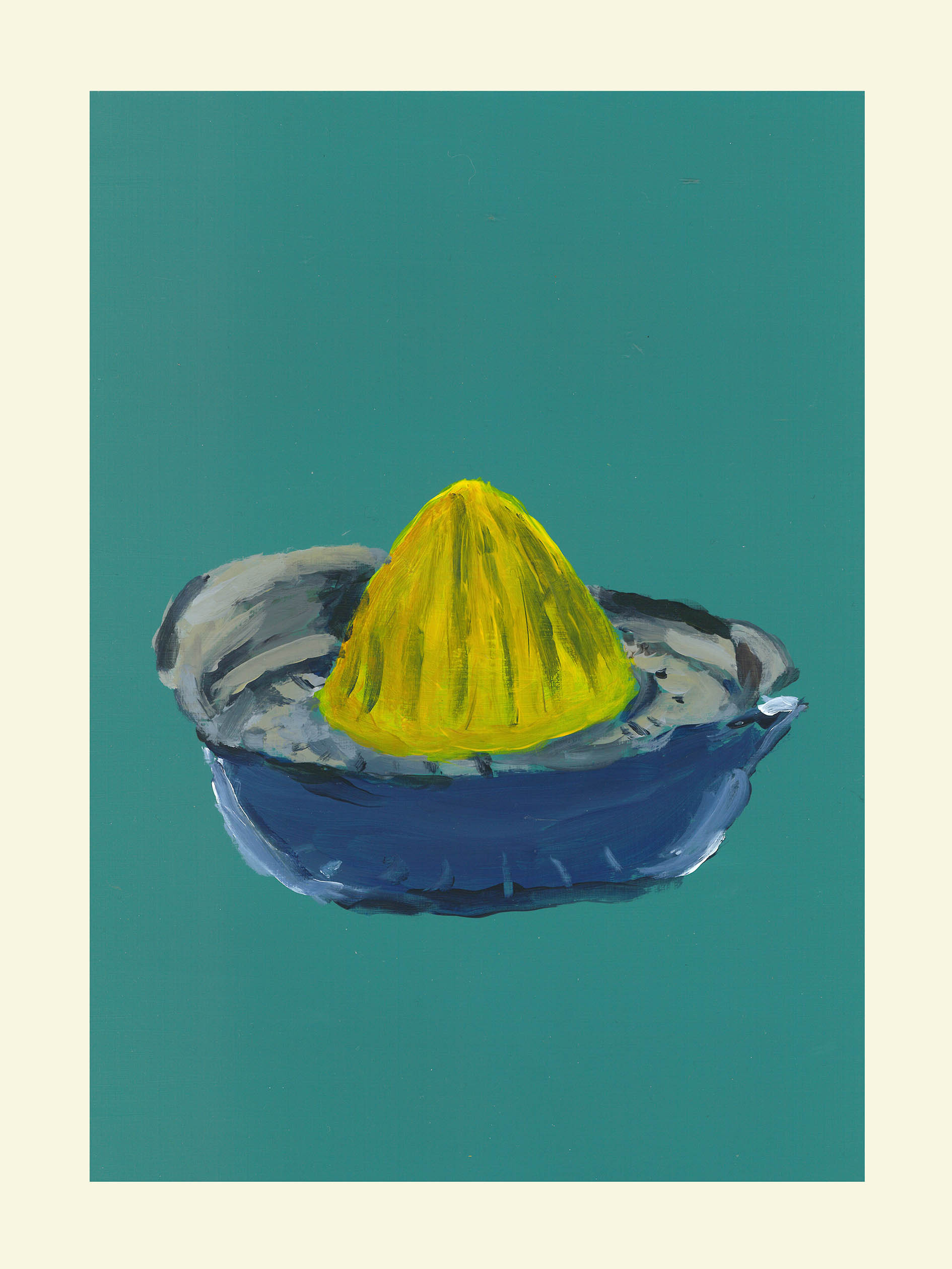 <em>Portrait en creux (recherche d’une anthologie) </em>, 2018, 33x24 cm, acrylic on paper.