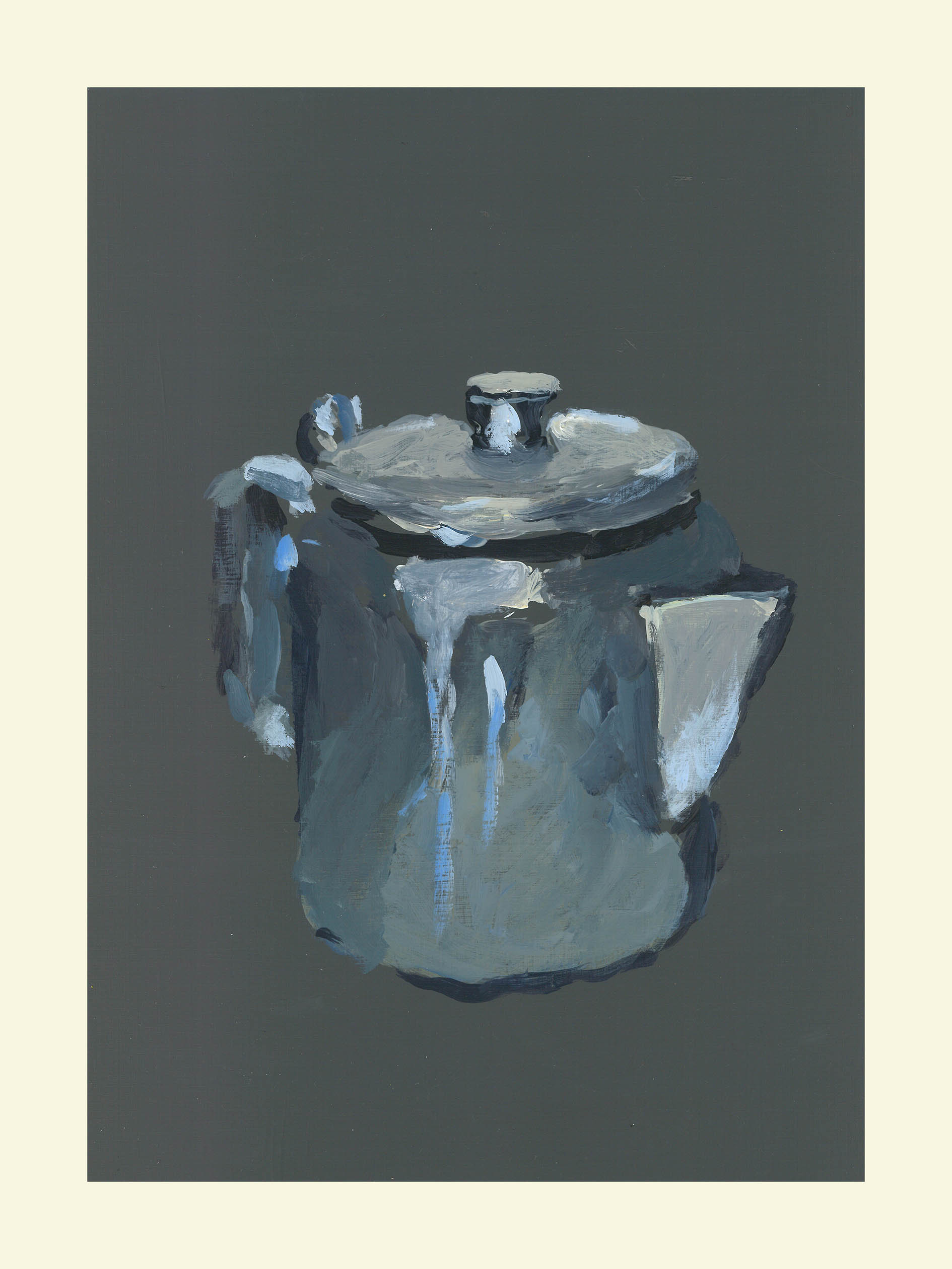 <em>Portrait en creux (recherche d’une anthologie) </em>, 2018, 33x24 cm, acrylic on paper.