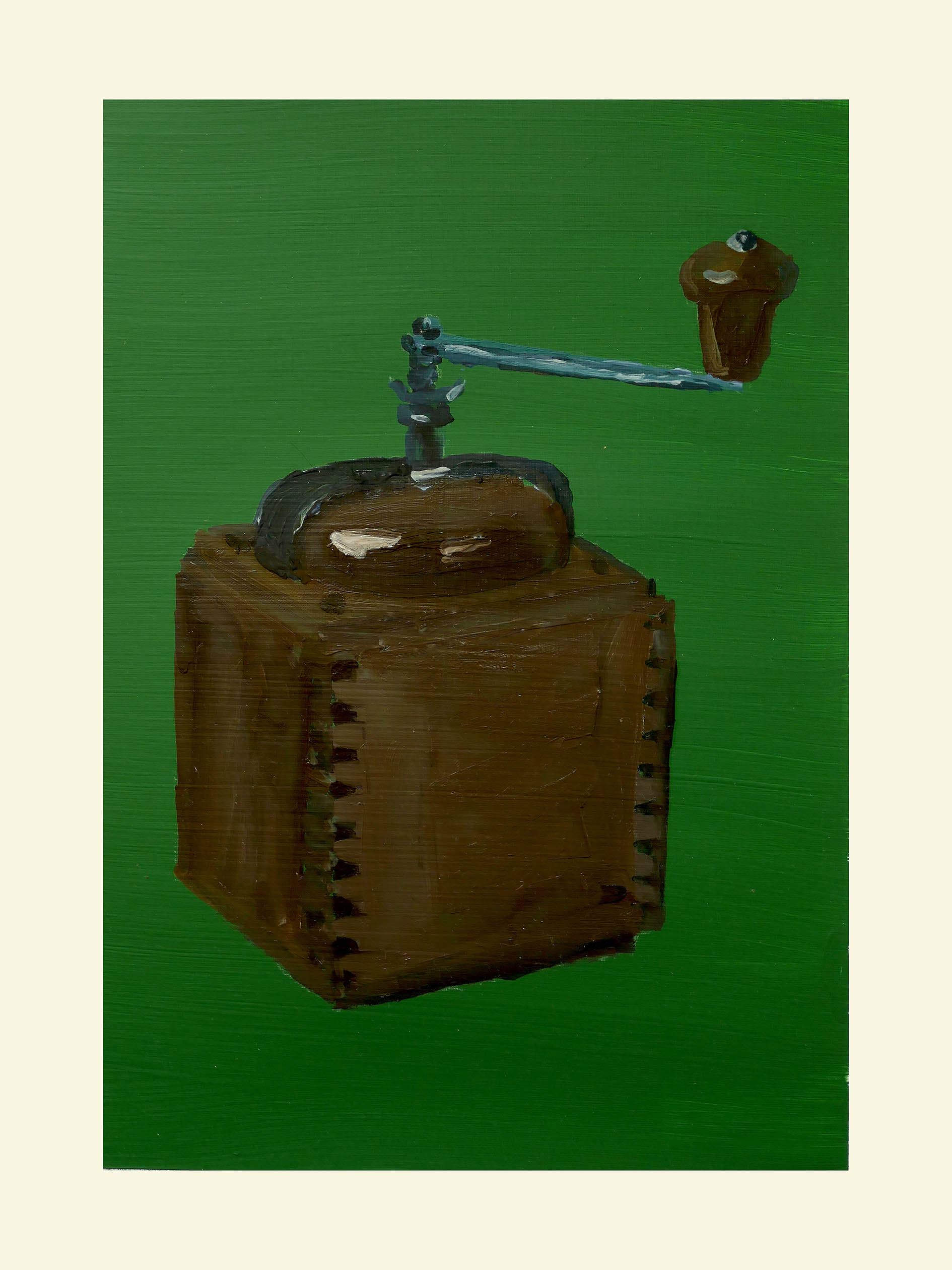 <em>Portrait en creux (recherche d’une anthologie) </em>, 2021, 33x24 cm, acrylic on paper.