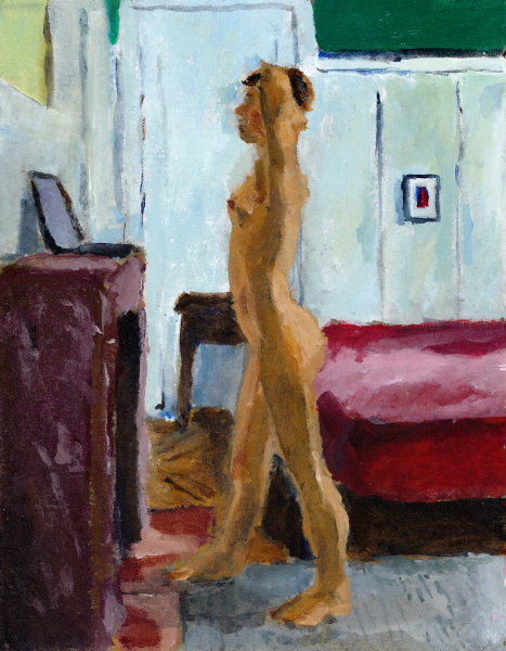 <em>Nue devant l'ordinateur</em>, 2018.